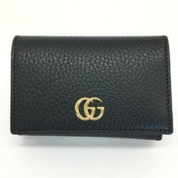 GUCCI Case Business Holder Leather Black - Picture 1 of 7